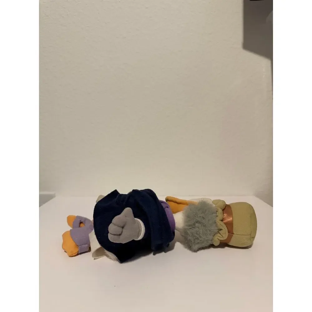 Disney Store Christmas Carol Ebenezer Scrooge McDuck Bean Bag Plush vintage 10”
